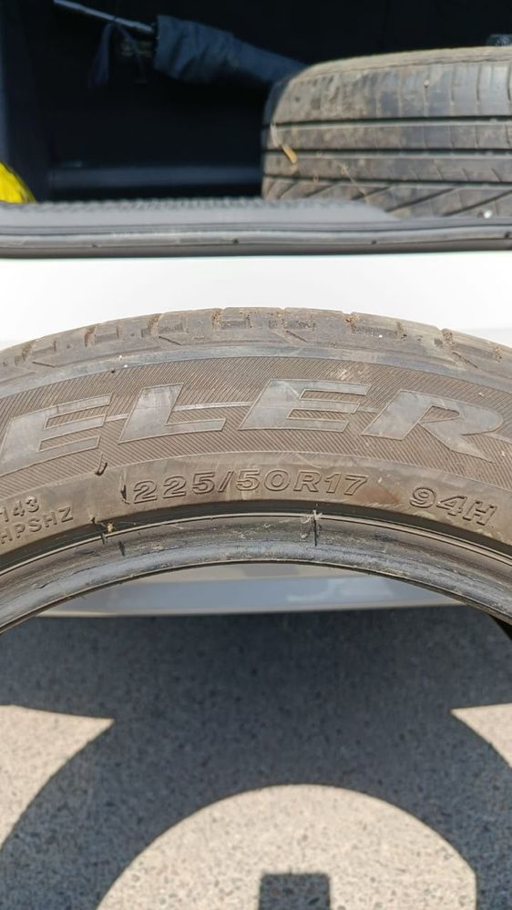 Летняя резина Bridgestone в хорошем состоянии