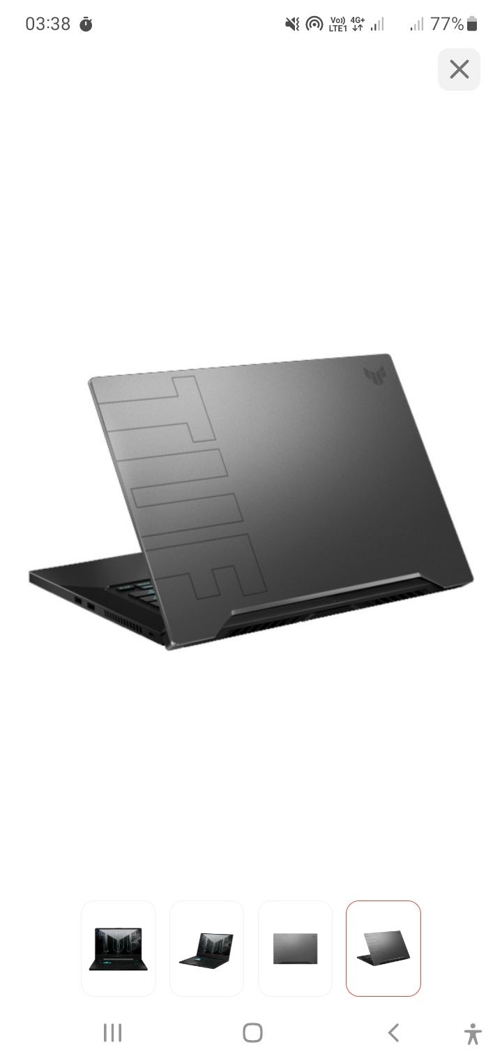 Ноутбук Asus tuf gaming f15