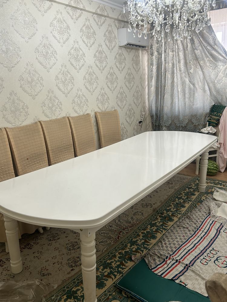 Стол новый белый тексерип алсанныздар болады