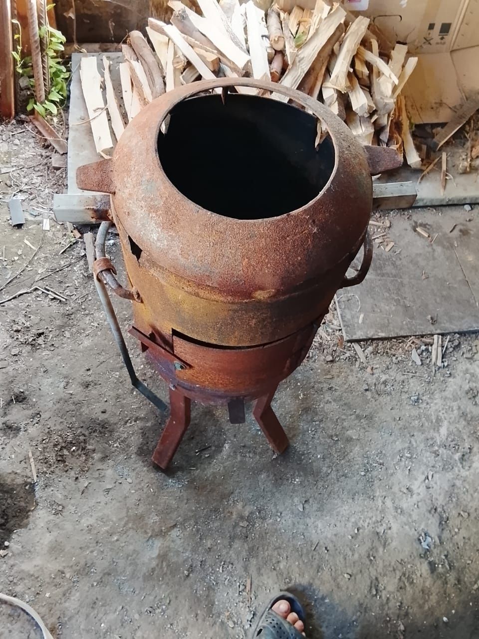 Срочно продам печь под казан