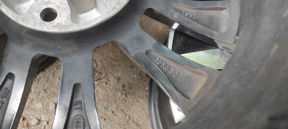 Комплект дисков R16_5*112_6.5j_et46. Skoda. VW. Audi.