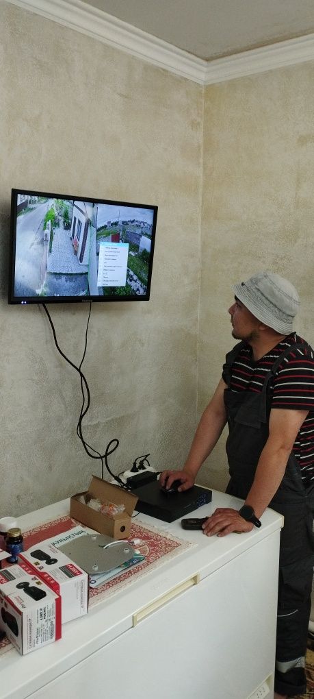 Установка видеонаблюдения