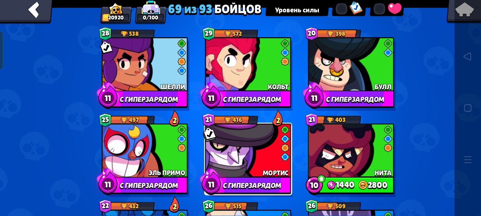 Аккаунт бравл старс/Brawl stars
