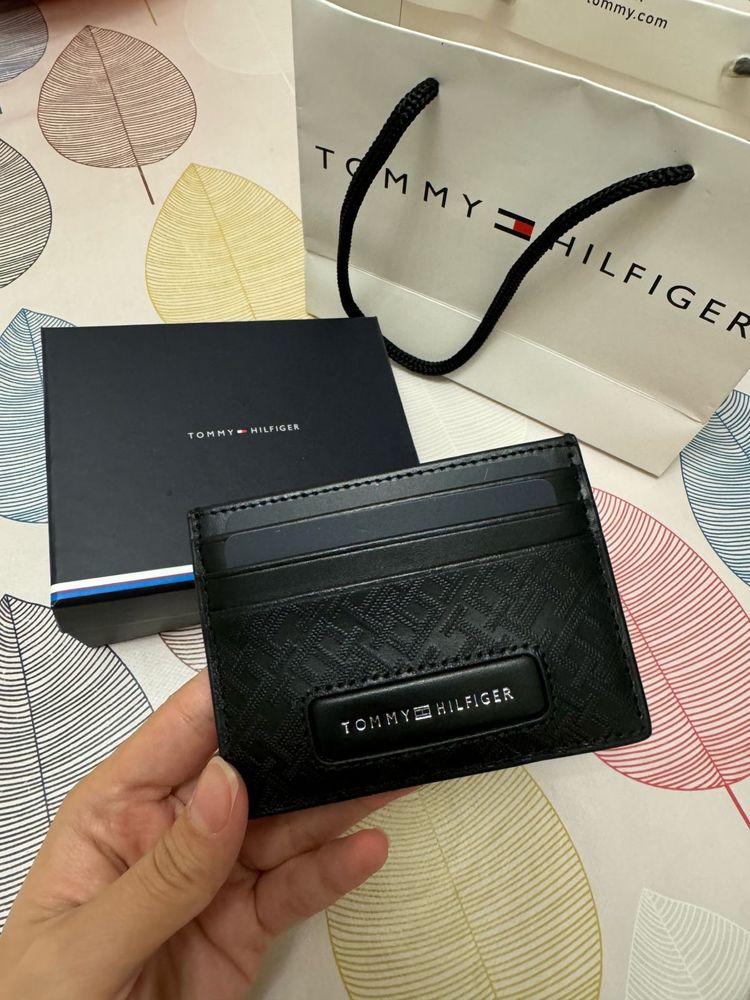 Картхолдер Tommy Hilfiger оригинал, натуральная кожа