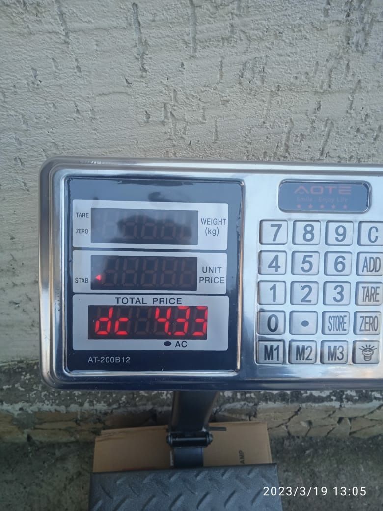 Весы электронные АОТЕ до 200кг новые в упаковке