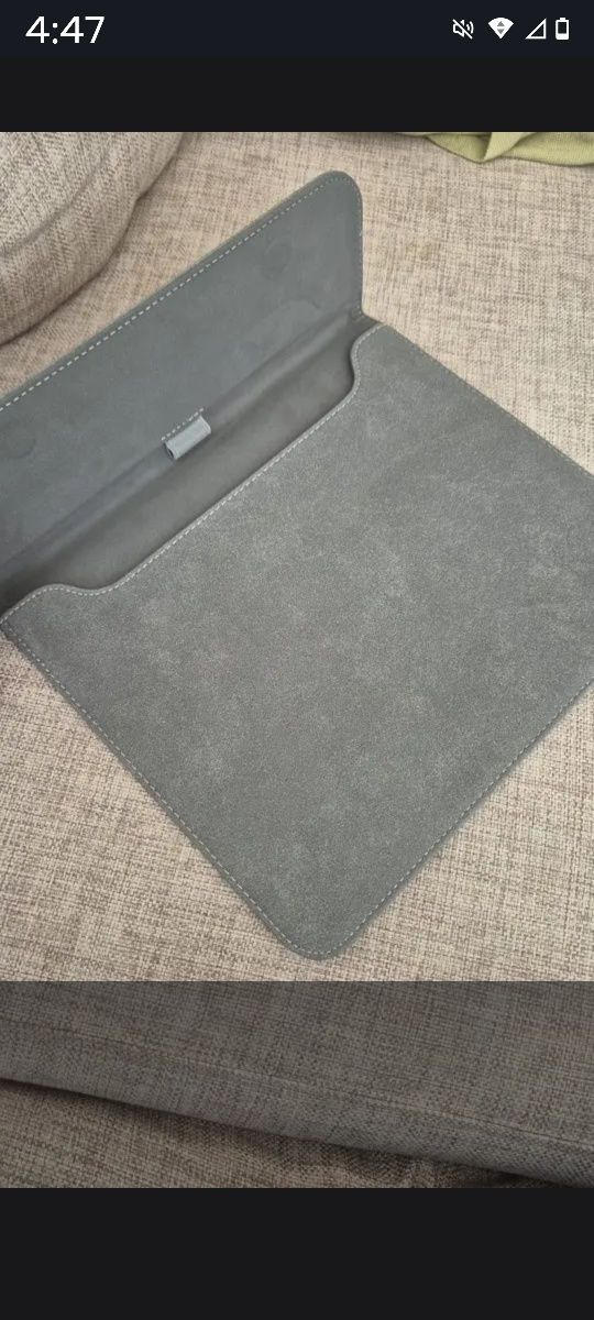 Кожаный чехол для Kindle Scribe замша на магните Подойдет все 10 дюйма
