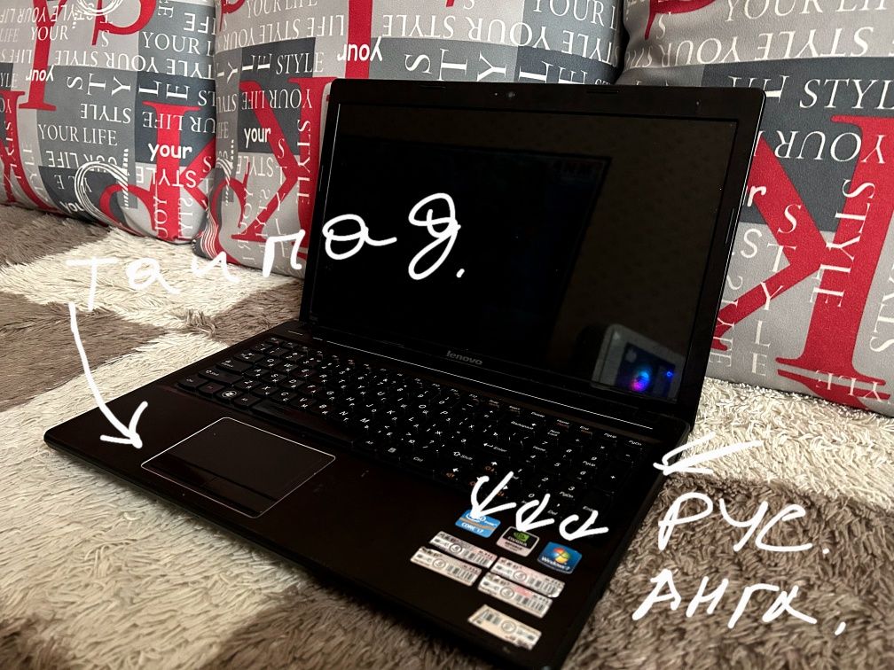 Продаю ноутбук Lenovo G580 в идеальном состоянии