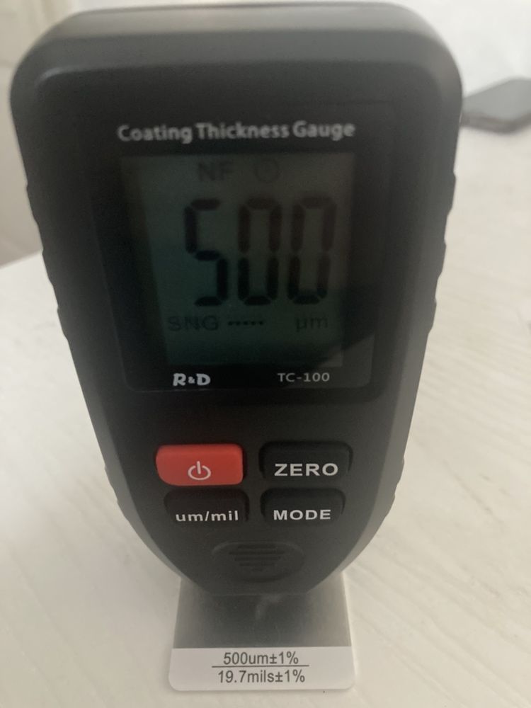 Толщиномер R&D (TC-100)+БАТАРЕЯ 9V! БЕЗ ПОДСВЕТКИ!