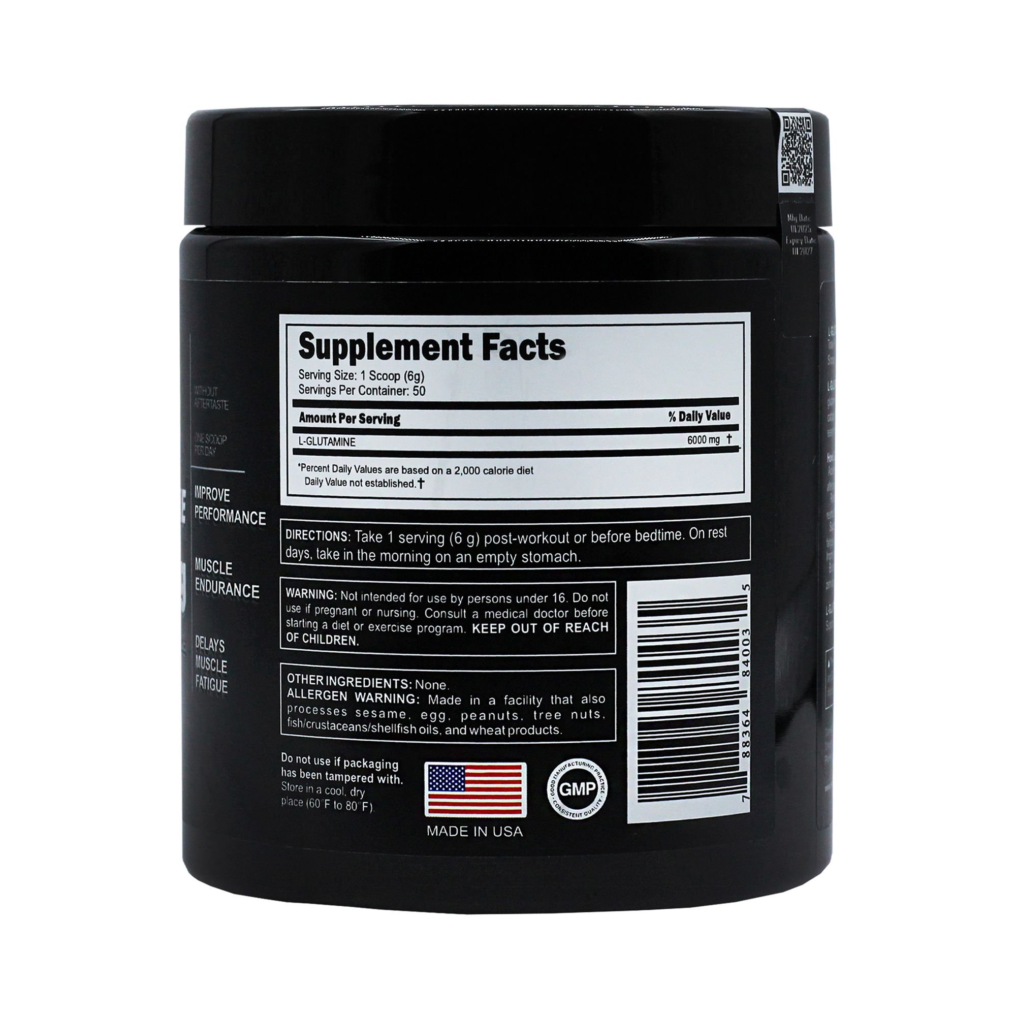 Глютамин Revolution Lab L-Glutamine 50 порций 300 гр
