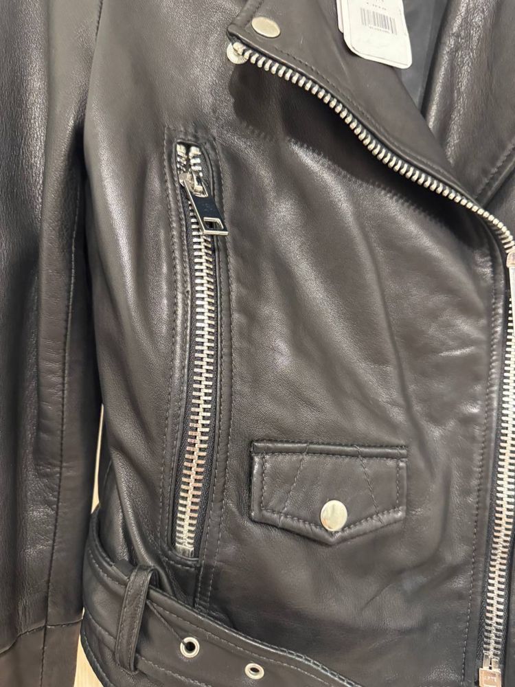Кожанная куртка Mango Veste Solange ориг