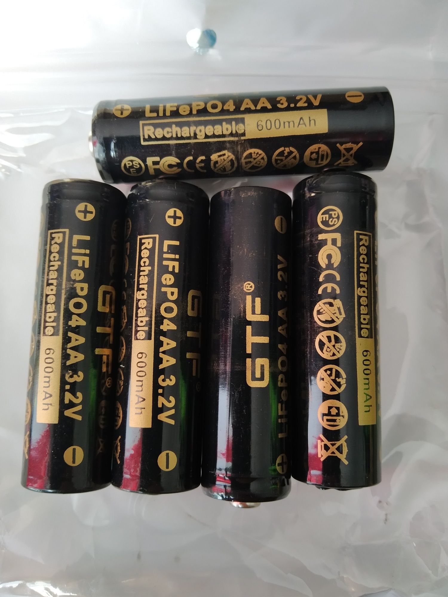 Аккумуляторные батареи 3.2V AA 14500