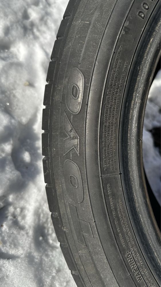 Продам резину R19 225/55 Toyo Proxes R46A