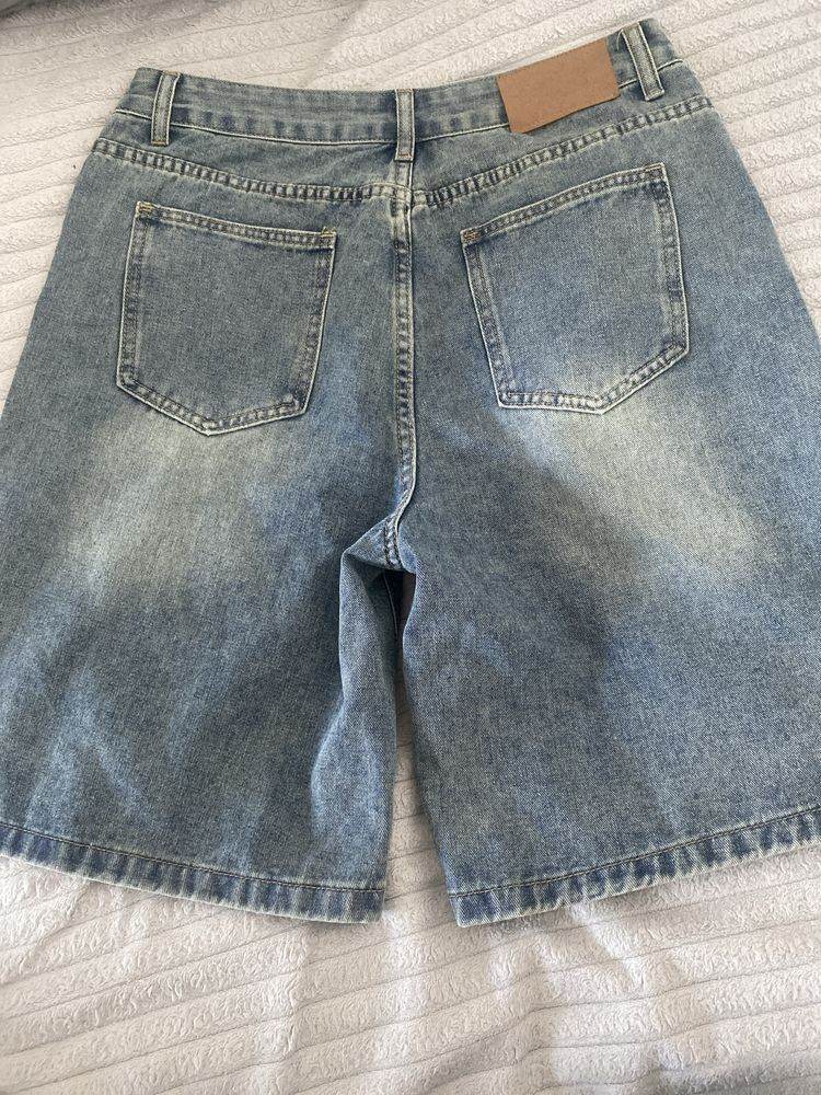 джинсовые baggy шорты