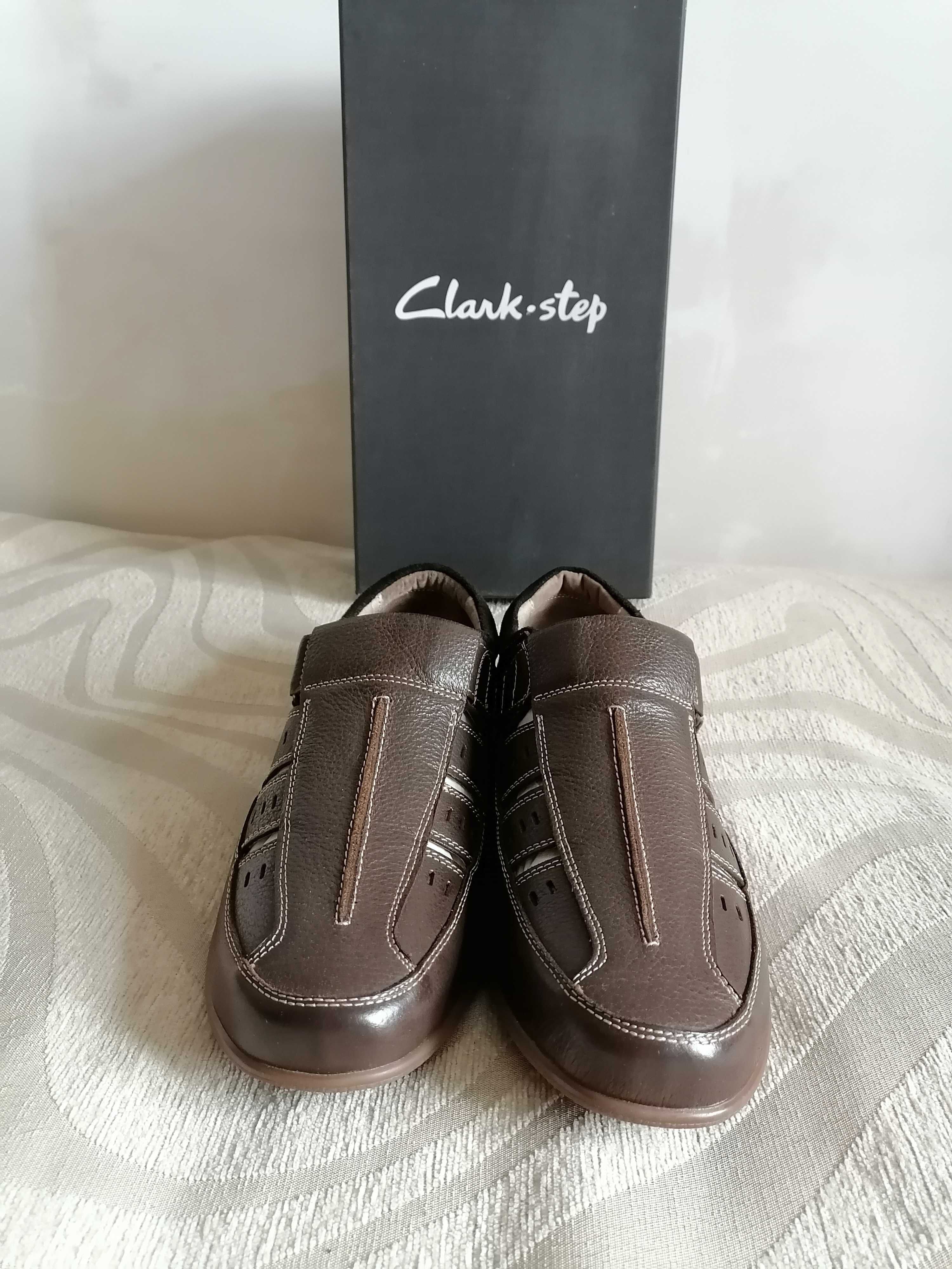 Clark step/разм-42-43/НОВАЯ ОБУВЬ сандали туфли мокасины кросы ботинки