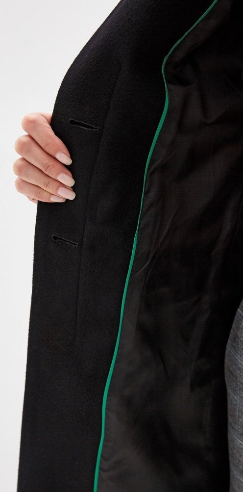 Новое кашемировое классическое пальто United Colours of Benetton