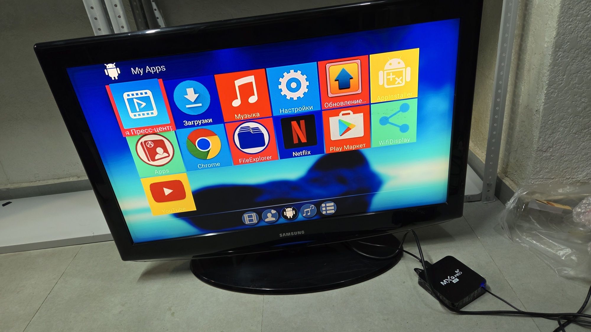 *️⃣Samsung 94см Le37r81b + Андроид Приставка  / QTV