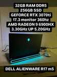 Мощный игровой ноутбук Alienware M17 R5 360HZ