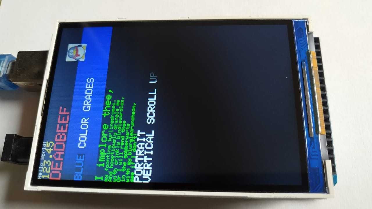 Для Ардуино цветной TFT-экран 480x320