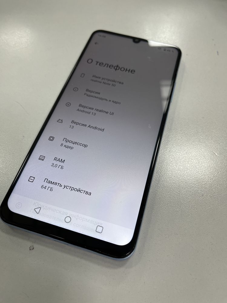 Oppo Realme Note 50 64 Gb (г. Алматы) лот 630883