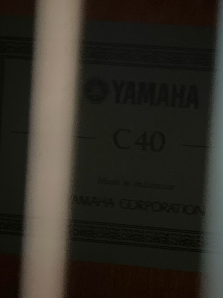 Yamaha c40 классическая гитара