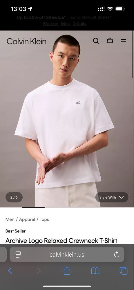 футболка calvin klein оригинал