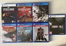 Продам срочно игры на ps5 ps4