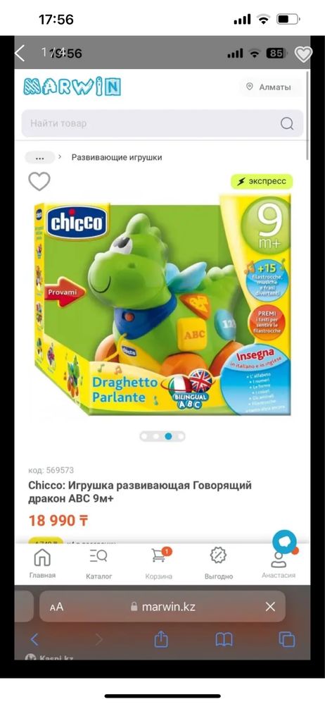 Игрушка интелектуальная