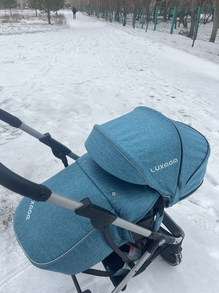 Продам коляску зима-лето luxmom в хорошем состояний