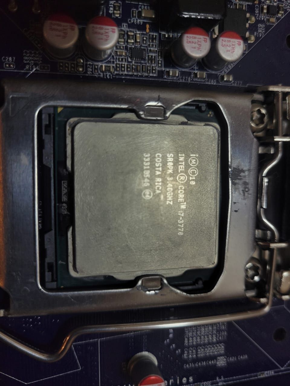 Материнская Плата Lga1155 + Процессор i7 3770