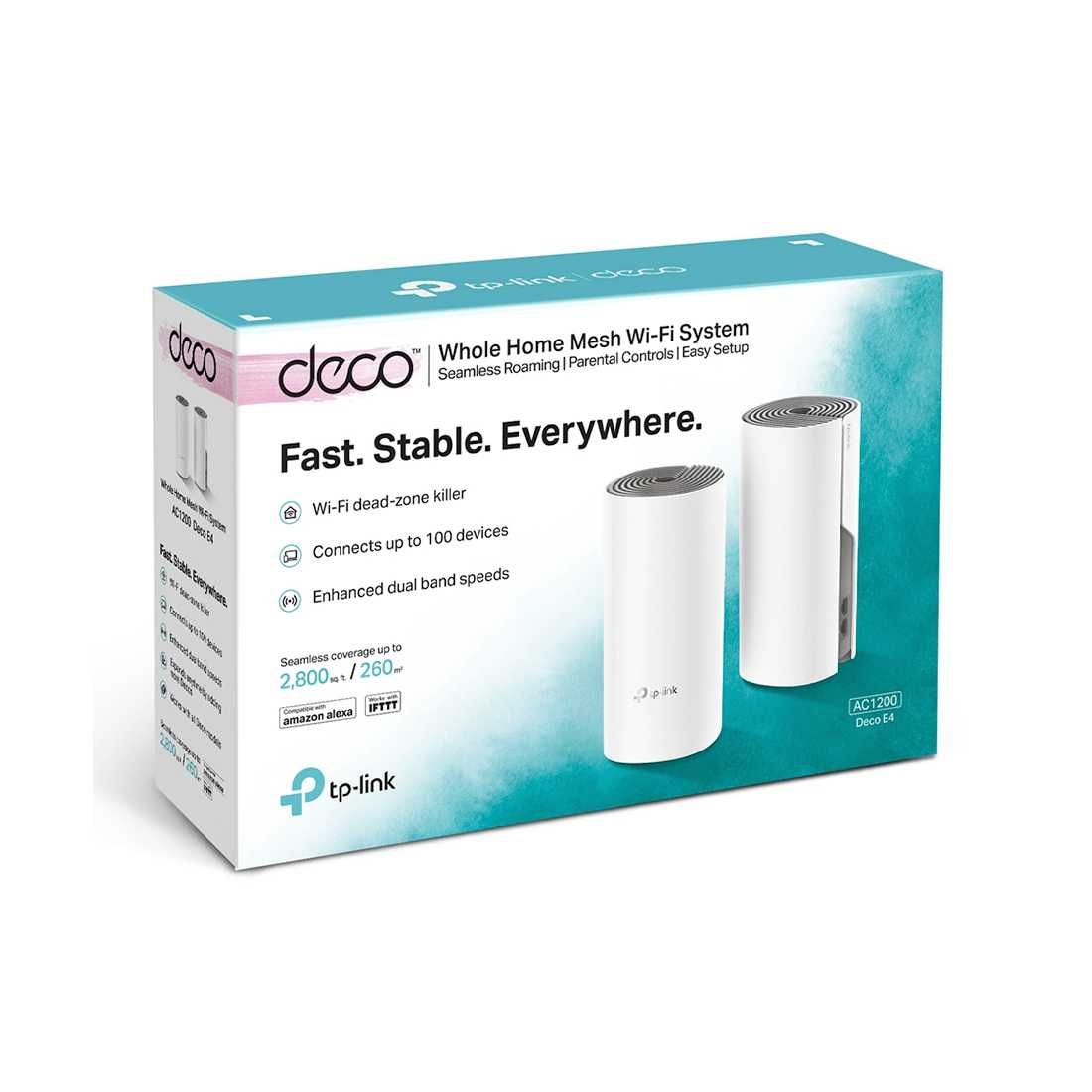 Wi-Fi Mesh роутер TP-Link Deco E4 (2-pack)