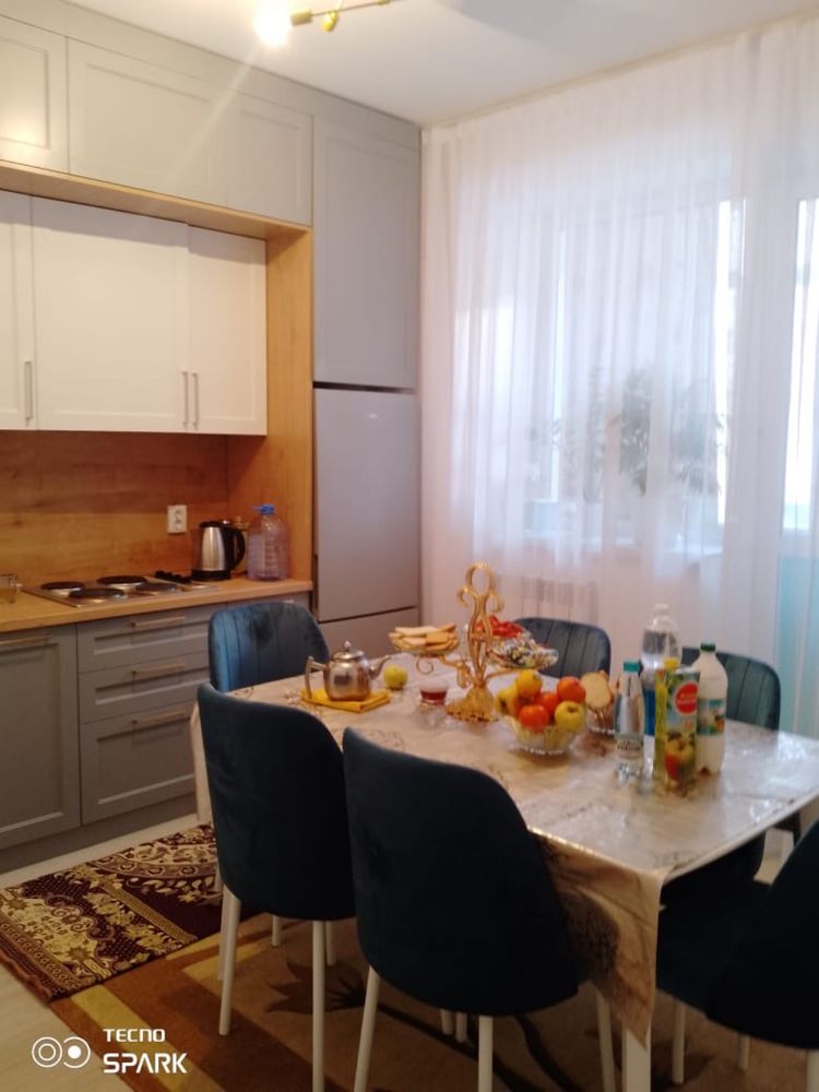 Город Косшы. Продам полноценную 1-комнатную квартиру с мебелью.