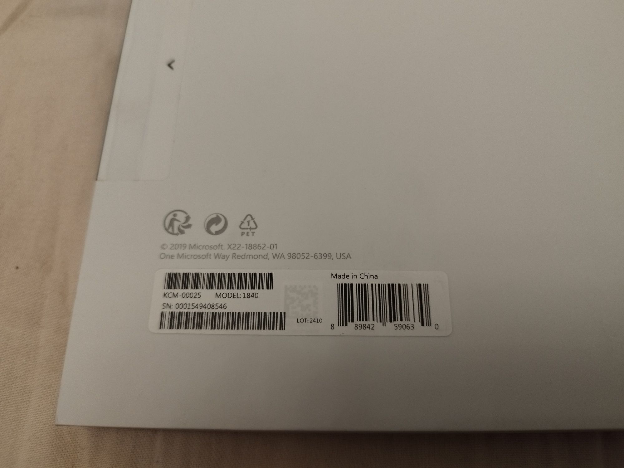 Клавиатура microsoft surface go