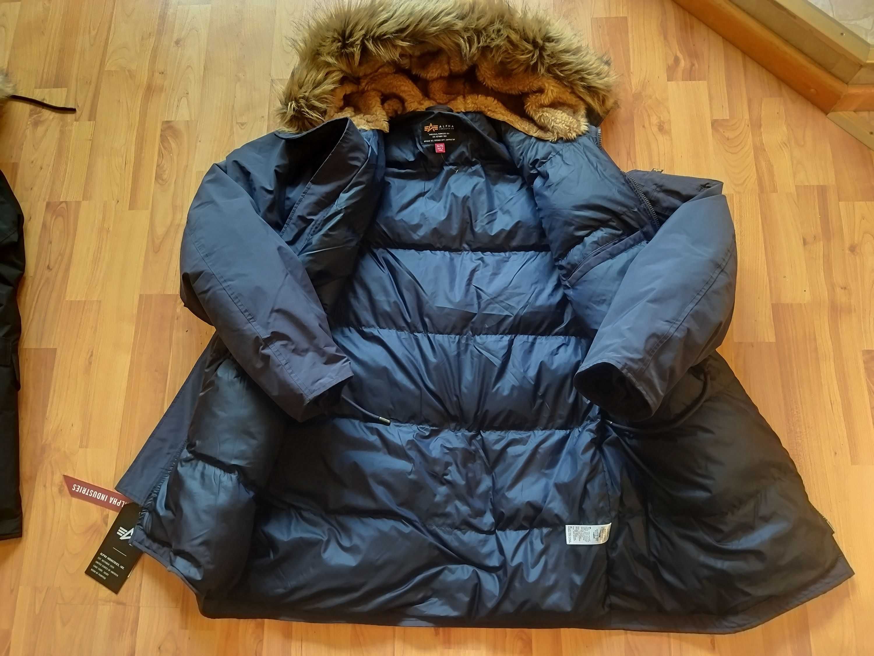 Парка-аляска Alpha Industries (США),зима,до-45,оригинал,новая,р-р 52