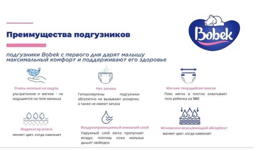 бобек подгузники трусики