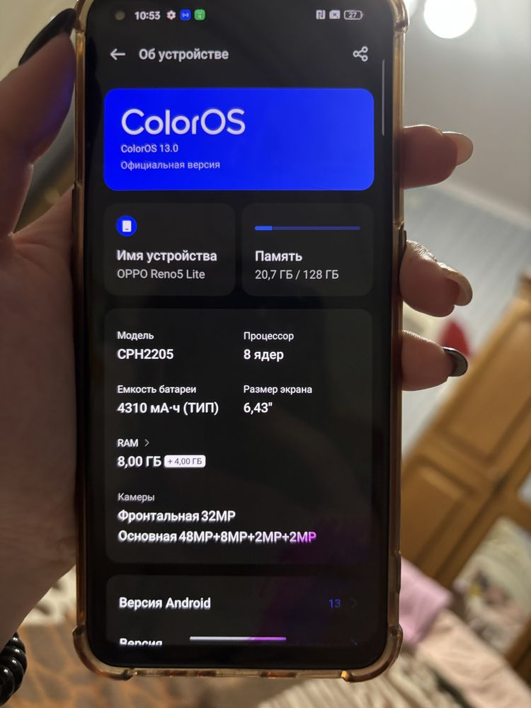 Продам смартфон Oppo Reno 5 Lite. В отличном состоянии.