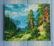 Картина акрилом на холсте. Портрет. 50×40
