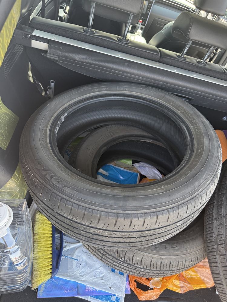 Продам шины на 185/60 R16 б/у 3 шт , 4-я в подарок она просто проколот