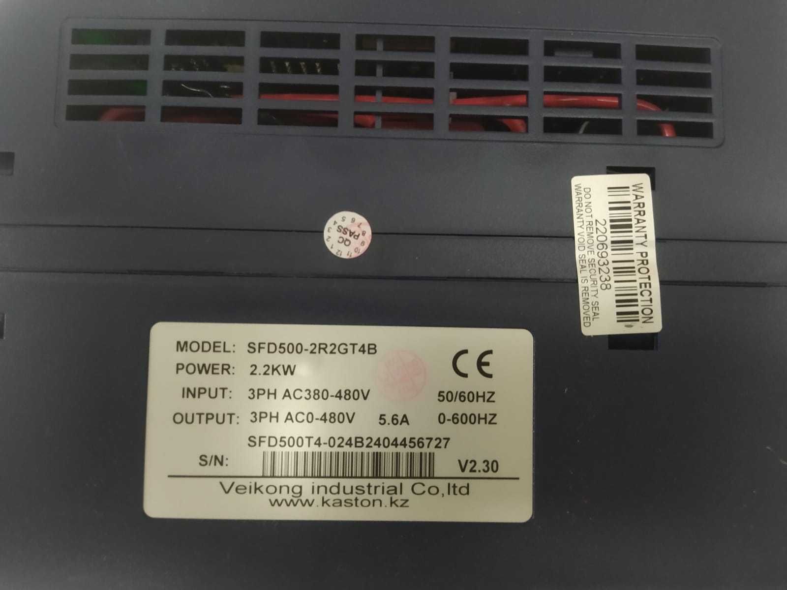 Частотный преобразователь Kaston SDF500-2R2GT4B