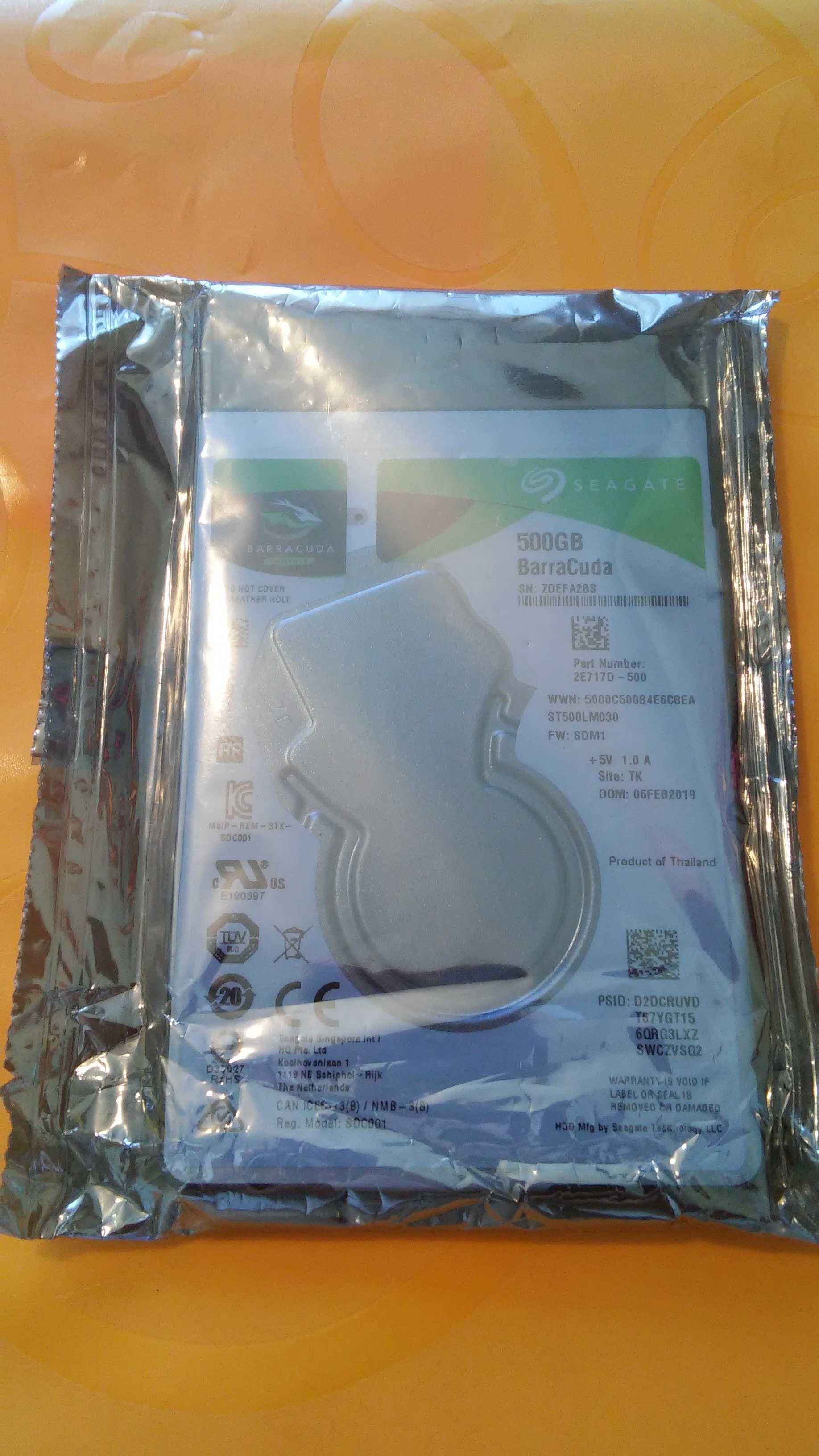 Жесткий диск НОВЫЙ для ноутбука/ HDD 500ГБ.Новый.