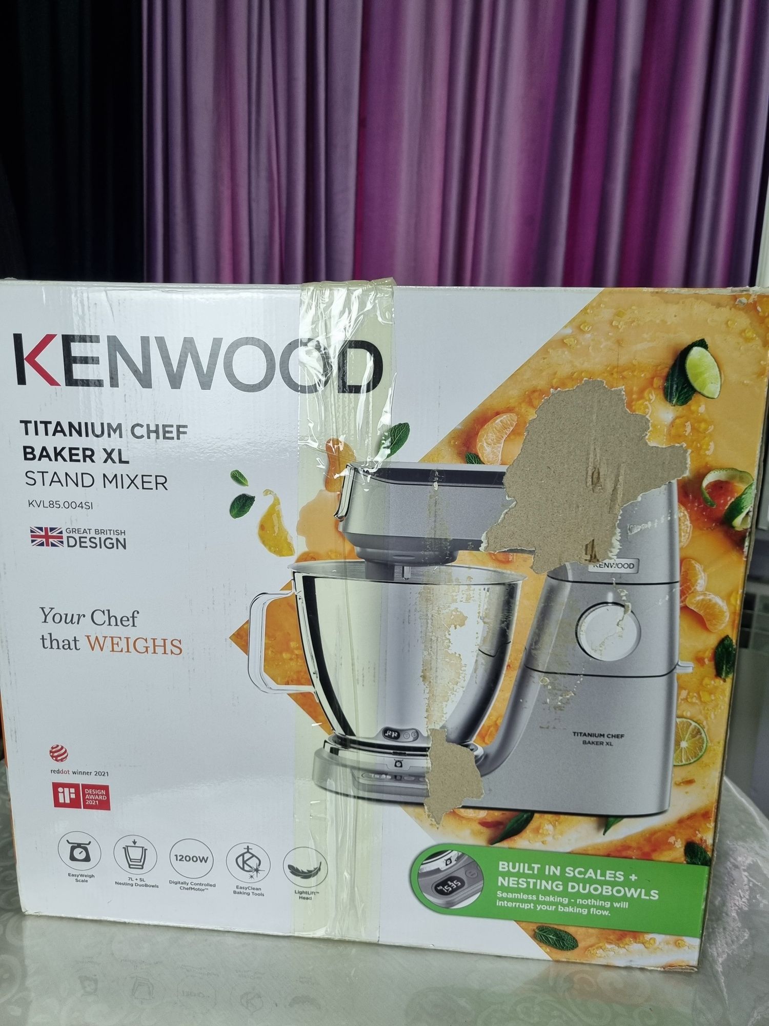 KENWOOD Titanium Chef Baker XL Stand Mixer