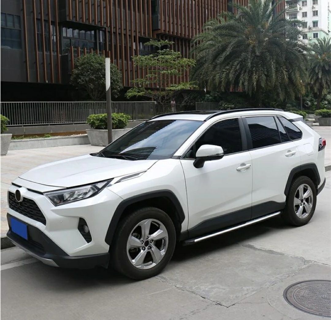 Рейлинги Рав 4, 2021год, багажник на крышу, релинги Rav4, автобокс