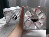 Комплект ARGB кулеров от бренда COUGAR, JR120-W White, 4 штуки!