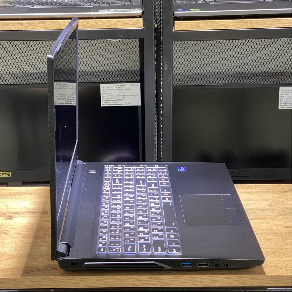 Ноутубк DreamMachines Intel core i5-11/16GB/SSD512GB, 10072/A10