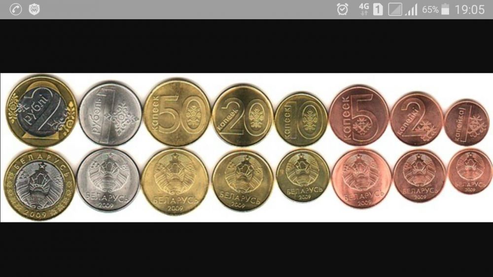 Монеты Беларусь 1коп+2 коп+5 коп.+10коп.+20коп.+50копеек+1рубль+2рубля