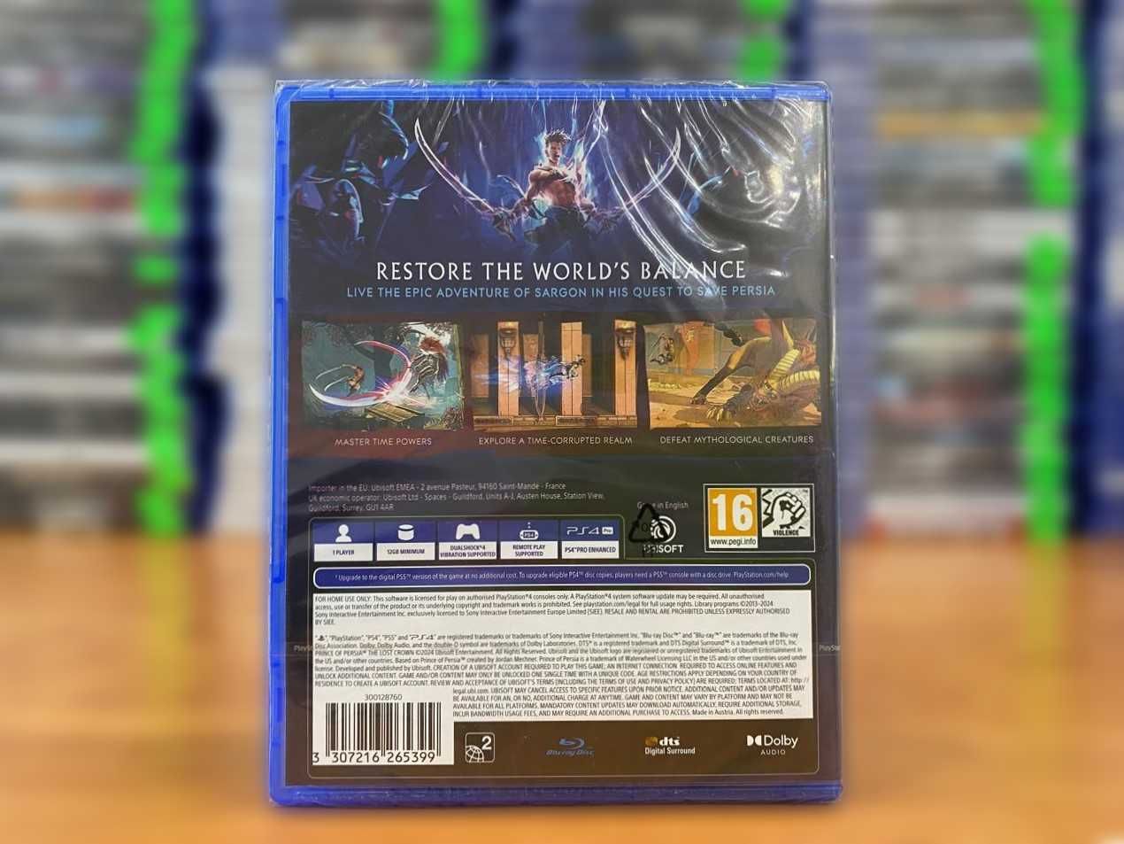 Новый Диск Prince of Persia: The Lost Crown PS4/PS5 Большой Выбор Игр