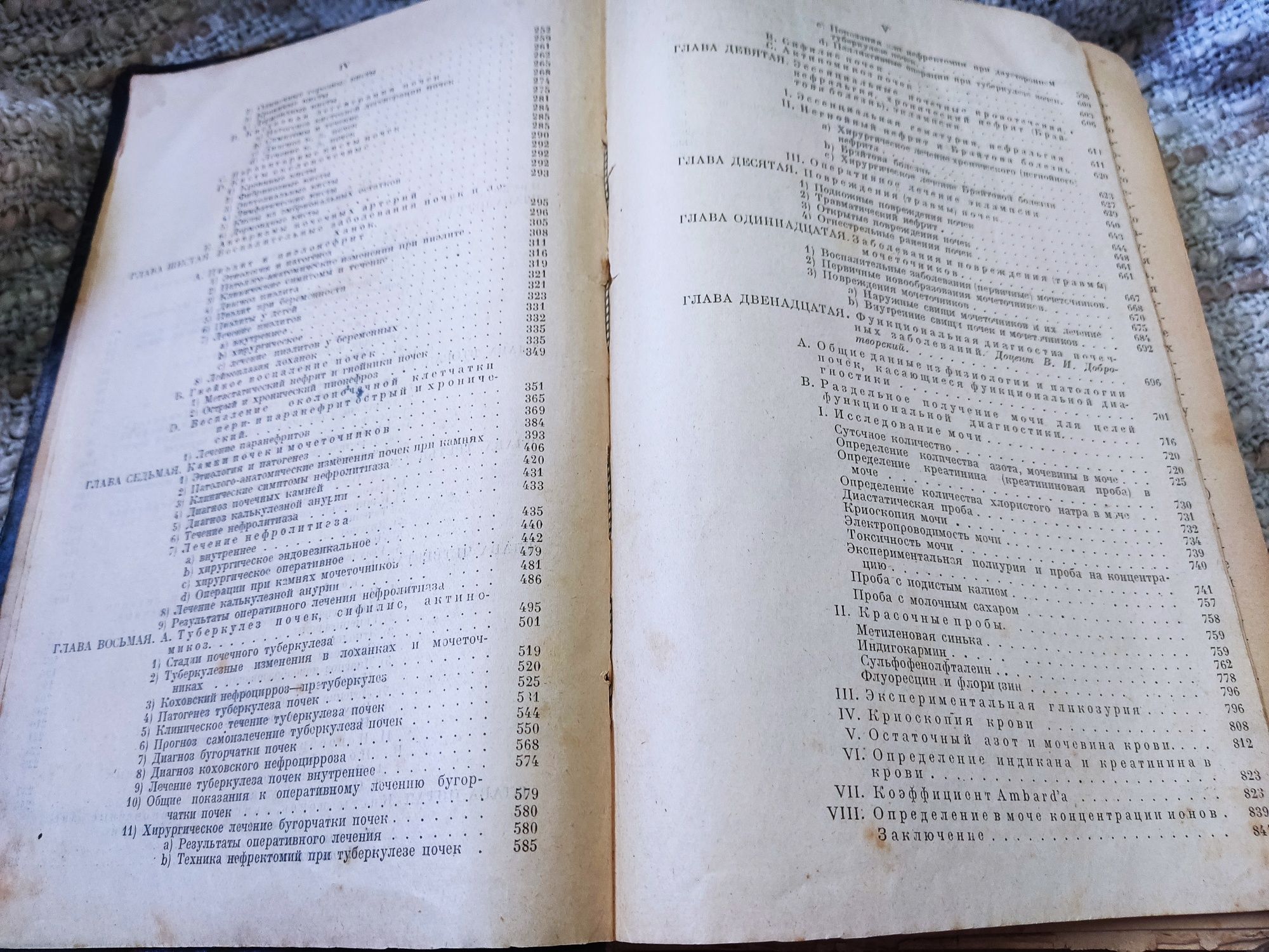 Книга Хирургия почек и мочеточников.С.П.Федоров,1925г.