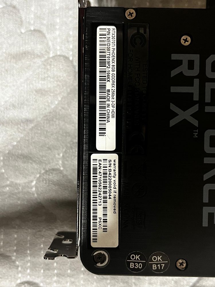 Продам видеокарту! RTX3070Ti