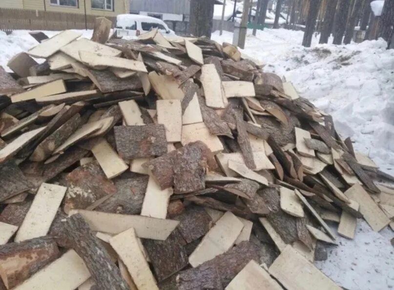 Дрова горбыл пиленные