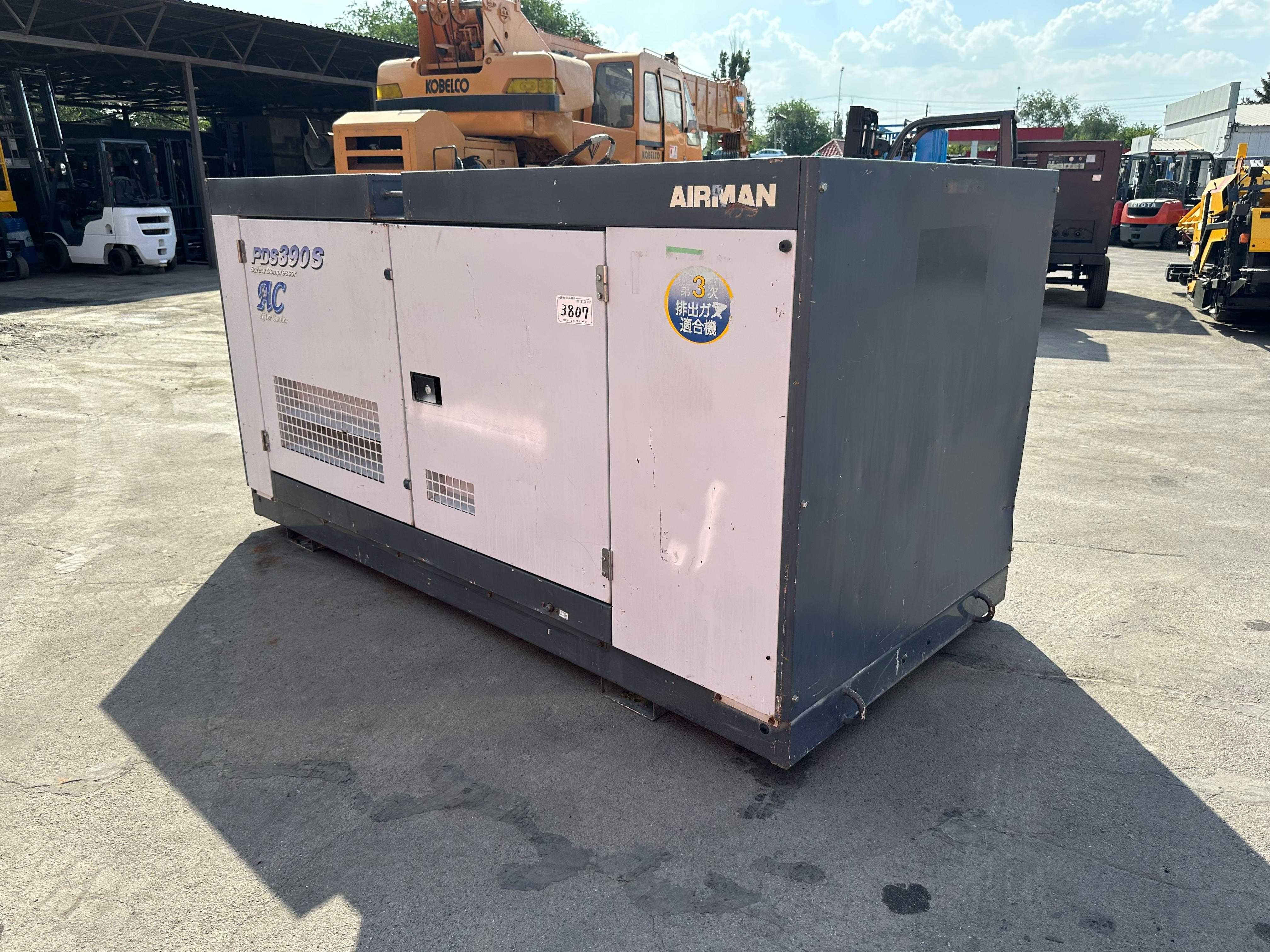 Японский винтовой компрессор AIRMAN PDS 390SC с осушителем