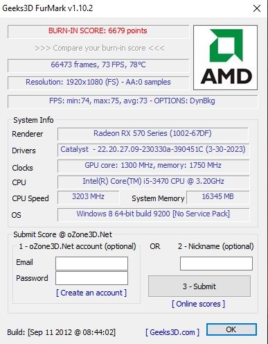 Системный блок i5 3470/RX 570 8Gb